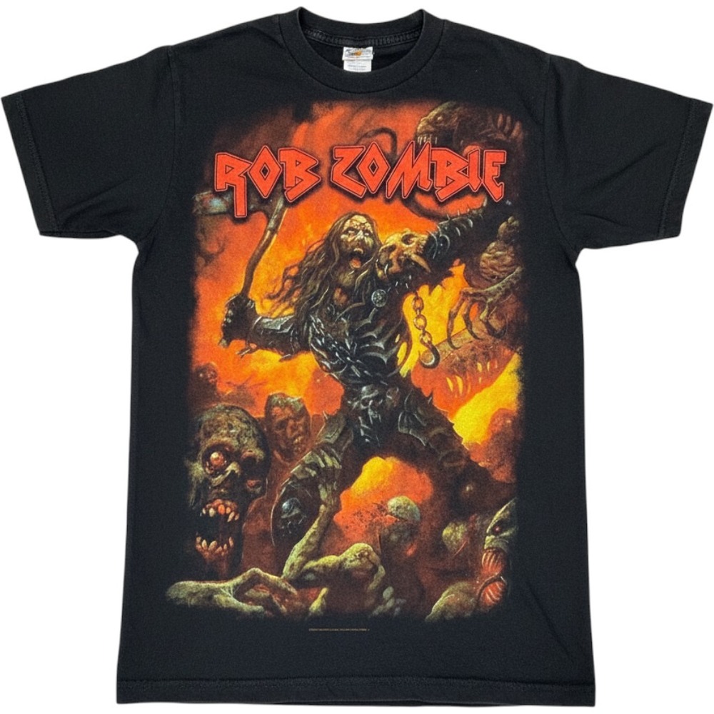 Rob Zombie‎ 2014 Heavy Metal Band Graphic T-Shirt Bay Island Mens Sz Small